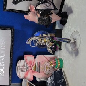 Iridescent, Multi Colored Cherry Bag Charm/ Key ring With Nickel Hardware🔥